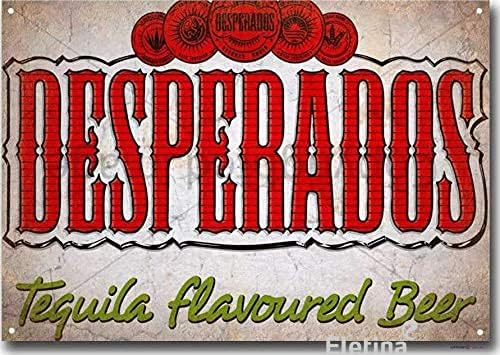 Home Bar And Coffee - Metal Sign - Desperados Tequila Beer
