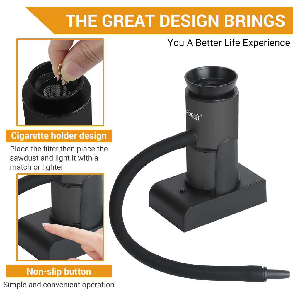 BORUiT SK305 Smoke Infuser Por - Smoking Gun Kit ulasan dan harga