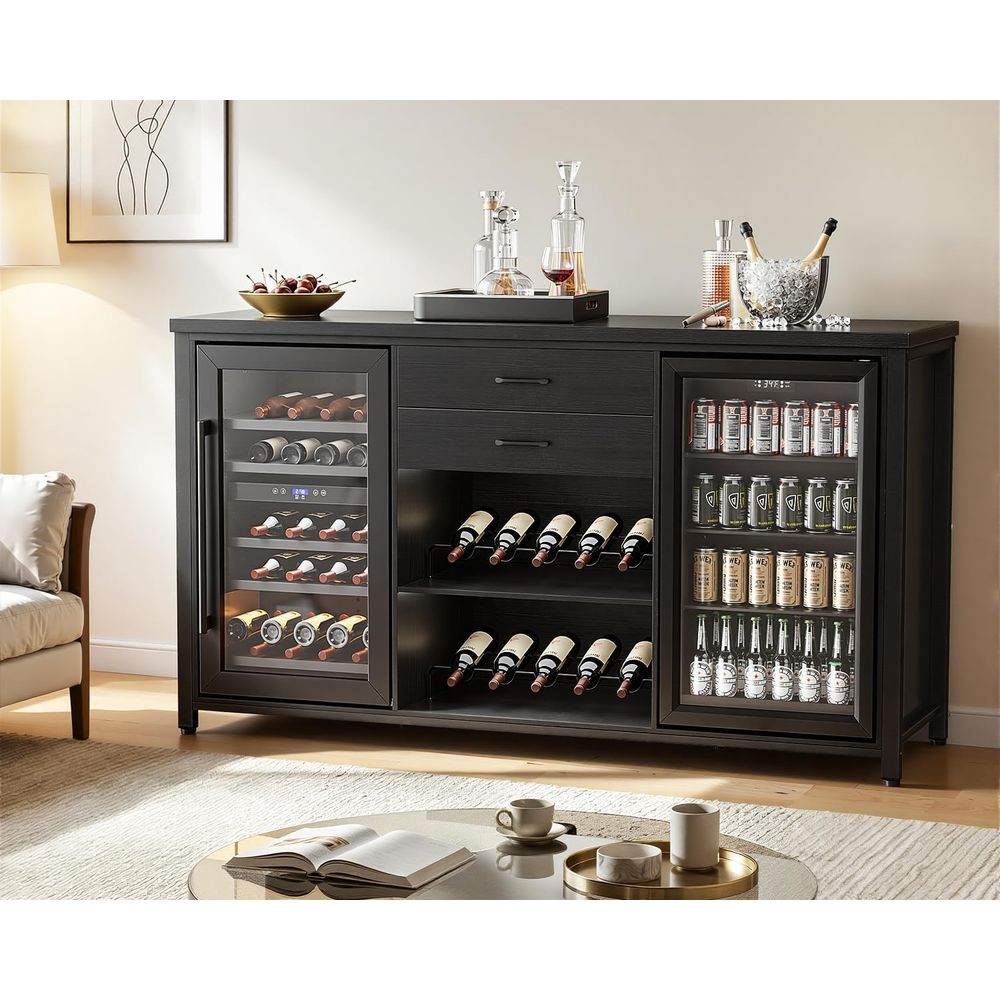 Large Coee Bar Cabinet with 2  - Home Bar And Cabinet ulasan dan harga