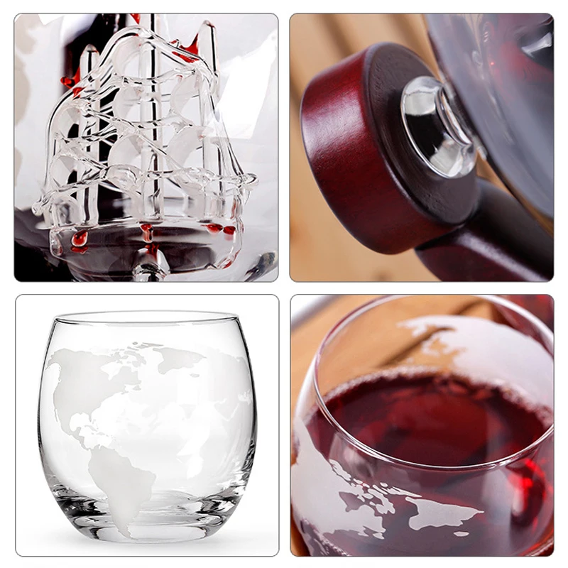 Whiskey Decanter Globe Wine Gl - Decanter Globe Set ulasan dan harga
