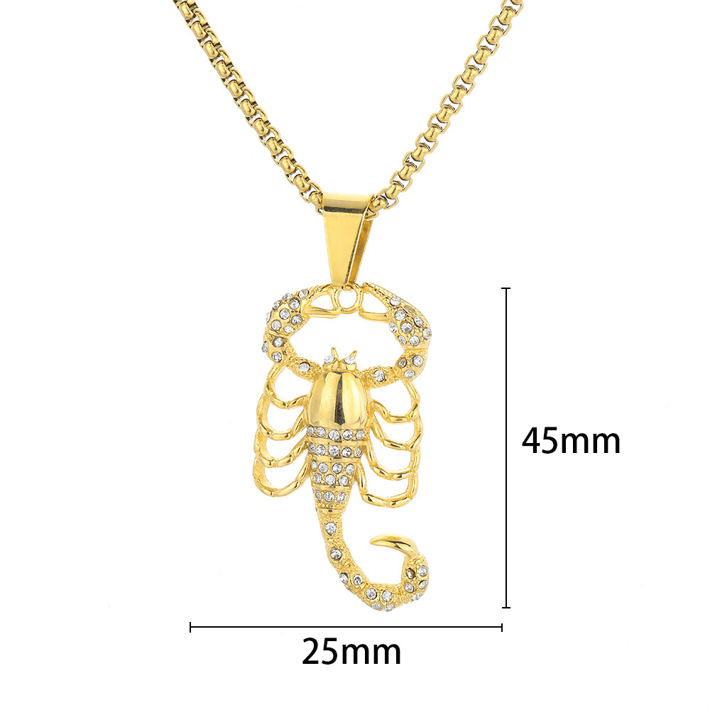 Punk Iced Out Bling Scorpio Sc - Bar Cart Gold ulasan dan harga