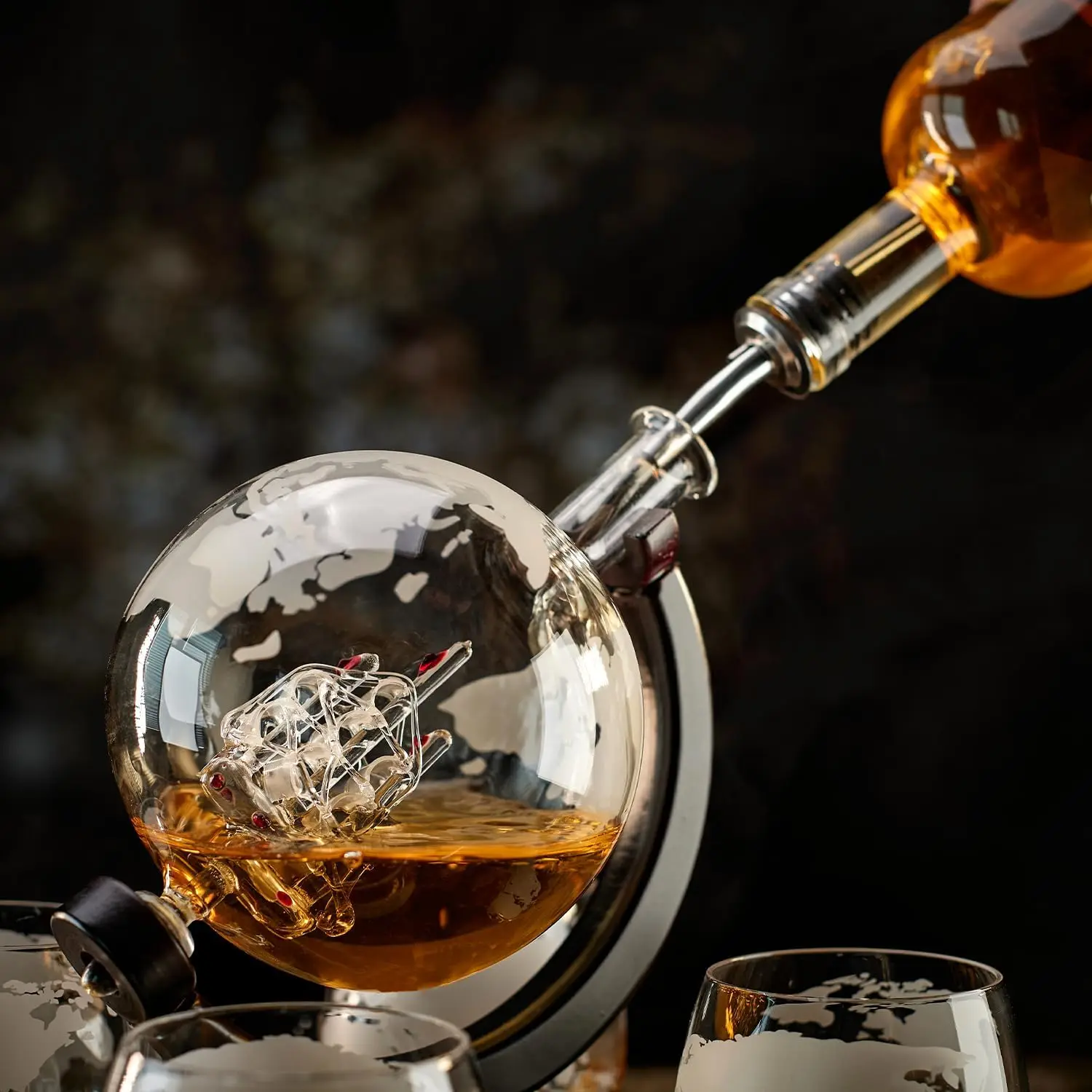 NANCIHUI Creative glass decant - Decanter Globe Set ulasan dan harga