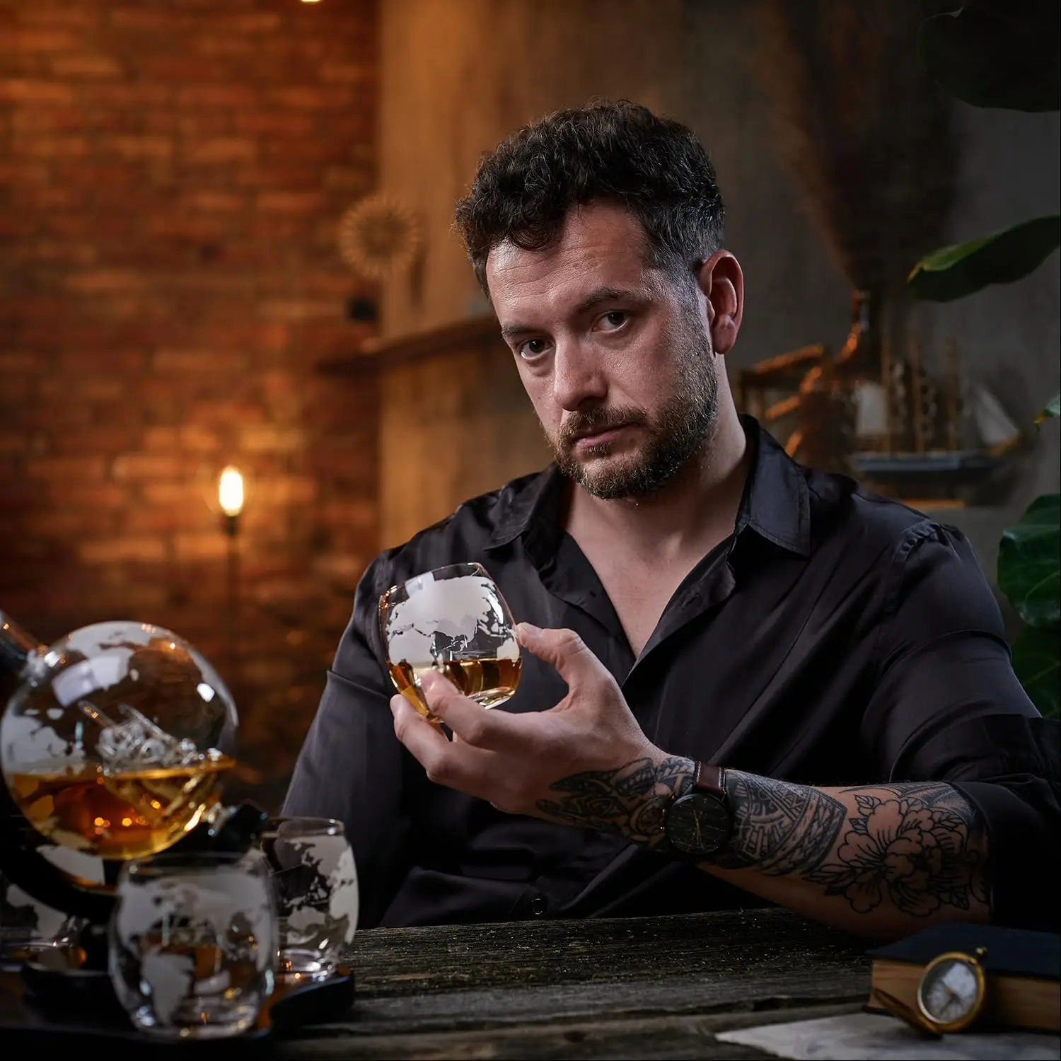 NANCIHUI Creative glass decant - Decanter Globe Set ulasan dan harga