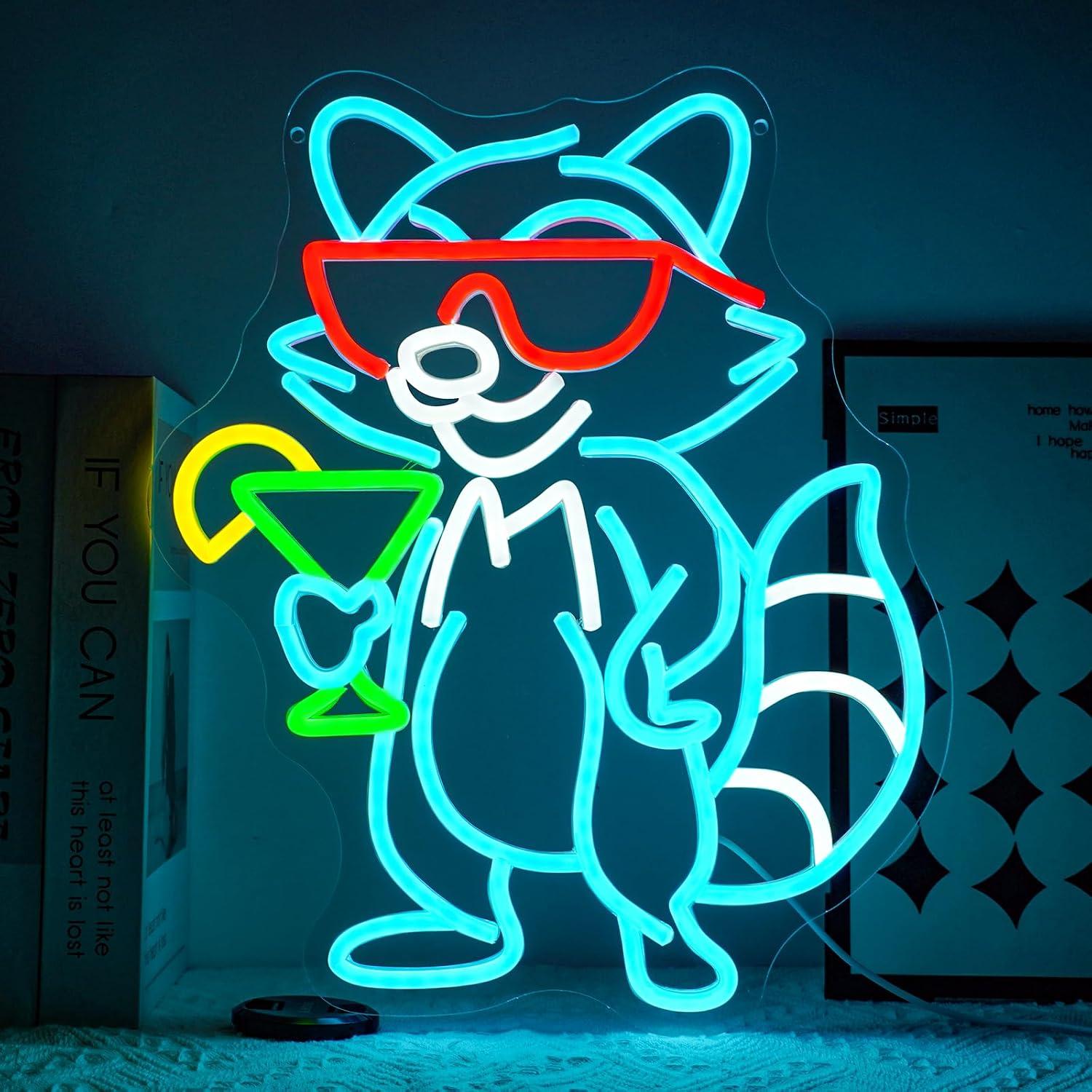 Raccoon With Sunglasses Cockta - Home Bar Lounge ulasan dan harga
