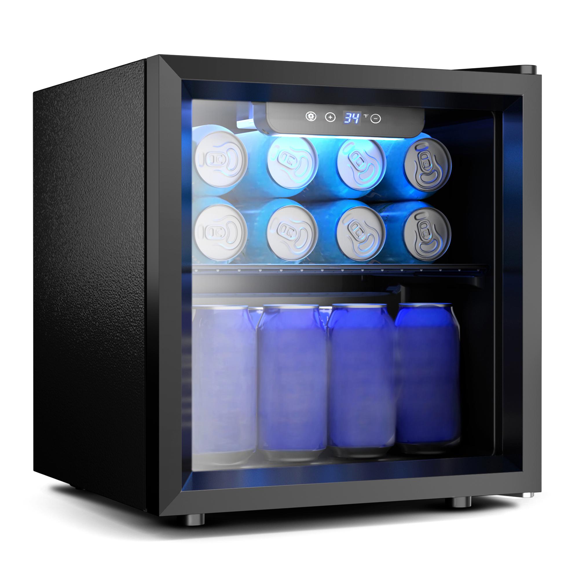 EKOJUCE Glass Door Mini Fridge - Home Bar And Fridge ulasan dan harga