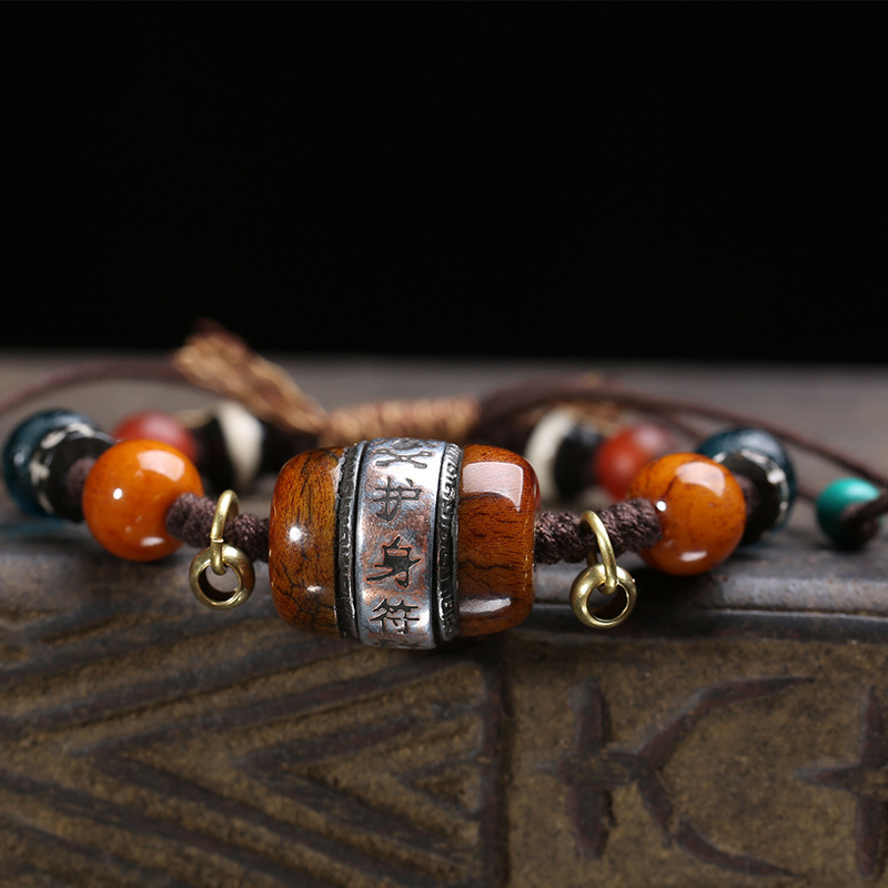 Hand-woven bracelet with old s - Old Fashioned Glass ulasan dan harga