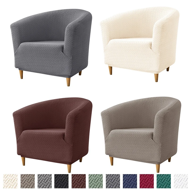 Elastic Club Chair Cover Jacqu - Home Bar Lounge ulasan dan harga