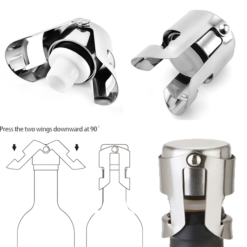 Champagne Stopper Sparkling Wi - Wine Preservation Pump ulasan dan harga