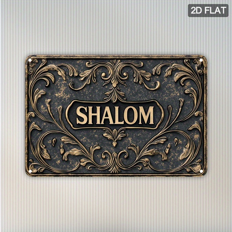 CIFBUY Vintage Shalom Aluminum - Home Bar Signs ulasan dan harga