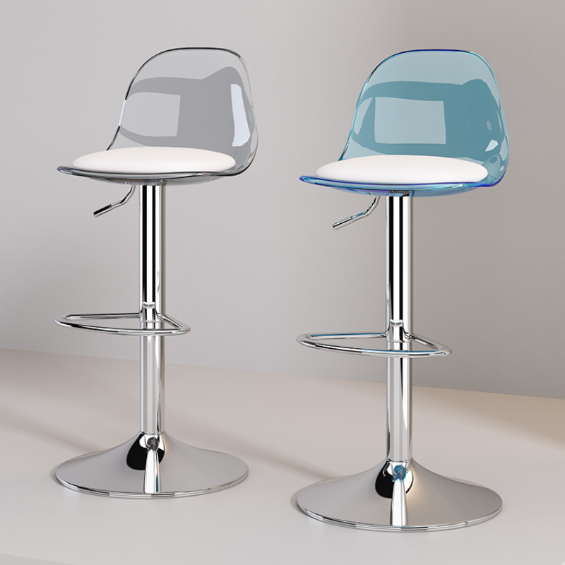 Acrylic Transparent Stool Heig - Home Bar Lounge ulasan dan harga