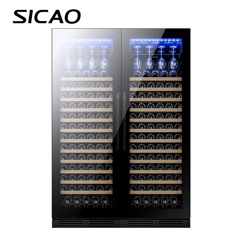 300 Bottle Wine Fridge Dual Zo - Home Bar And Fridge ulasan dan harga