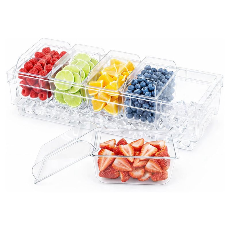 PHFU-Taco For Bar Serving Set  - Garnish Tray Set ulasan dan harga