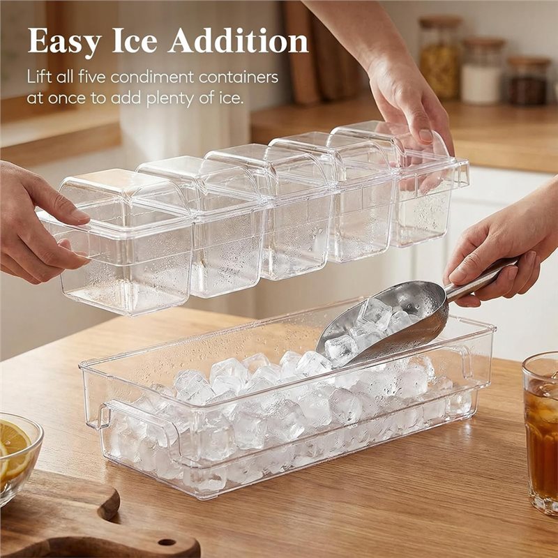 PHFU-Taco For Bar Serving Set  - Garnish Tray Set ulasan dan harga