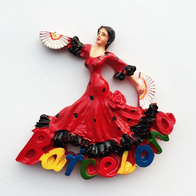 Spain Fridge Magnets Travellin - Home Barcelona ulasan dan harga
